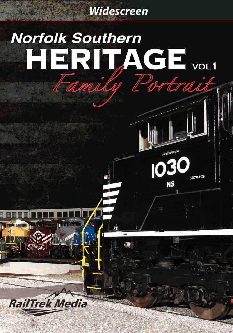 Norfolk Southern Heritage Vol 1 Family Portrait DVD RailTrek Media HERITAGE-01