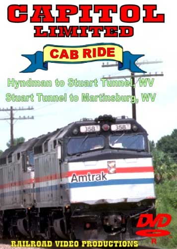 Amtrak Capitol Limited Cab Ride DVD Part 7 & 8 Hyndman to Martinsburg Railroad Video Productions RVP20GHD