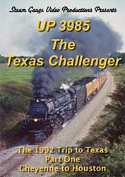 UP 3985 Texas Challenger 1992 Trip Cheyenne to Houston Part 1 DVD